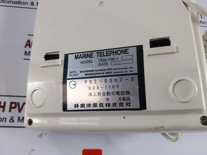 Nippon Oda-1180-1 Desktop Automatic Telephone P92-0007-0