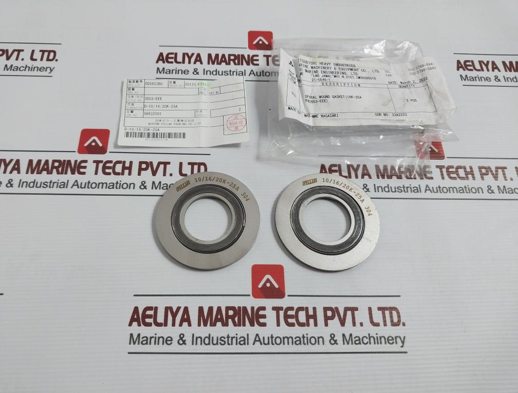Nippon Pillar 2603-eee Spiral Wound Gasket