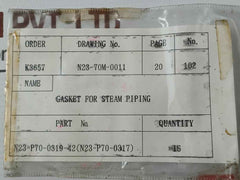 Nippon Pillar 6633 Gasket For Steam Piping (1Box = 16Pcs)