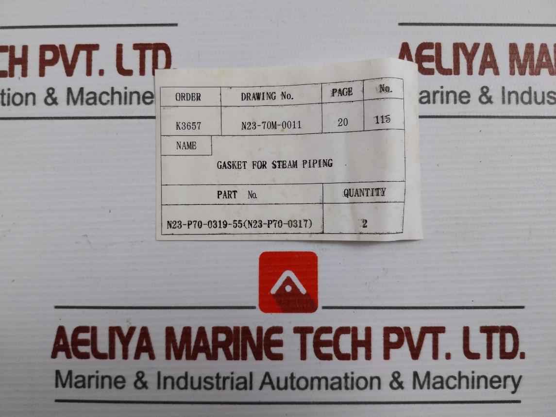 Nippon Pillar 6633 Steam Piping Gasket 1 Box = 4 Pieces