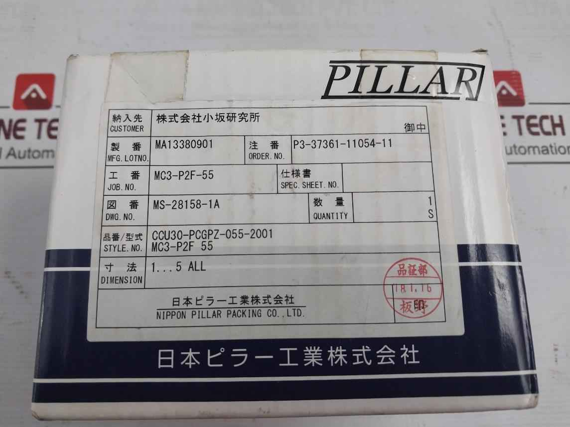 Nippon Pillar Cs90-055Ue-2001 Mechanical Seal Set Ms-28158-1A K3A1055 A3-55