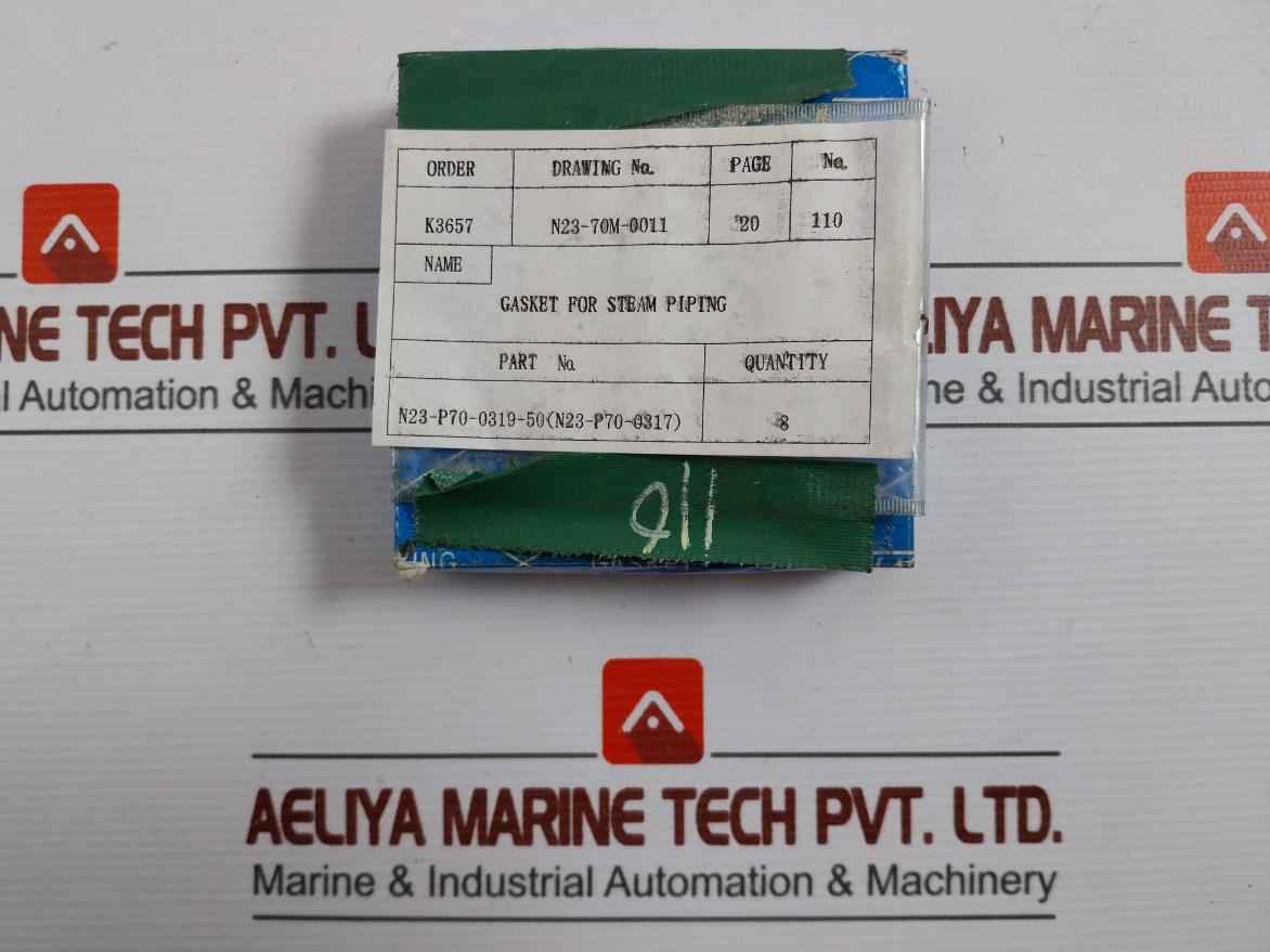Nippon Pillar N23-p70-0319-50 Steam Piping Gasket 1 Box = 8 Pieces
