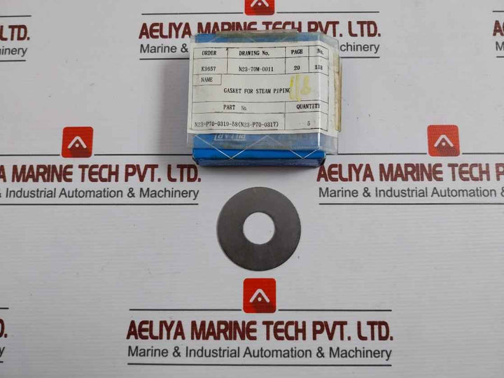 Nippon Pillar N23-p70-0319-58 Steam Piping Gasket 1 Box = 5 Pieces