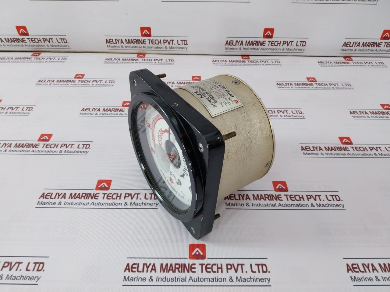 Nippon Zosen Kikai Fe-130 Electric Propeller Shaft Revolution Indicator Dc40V