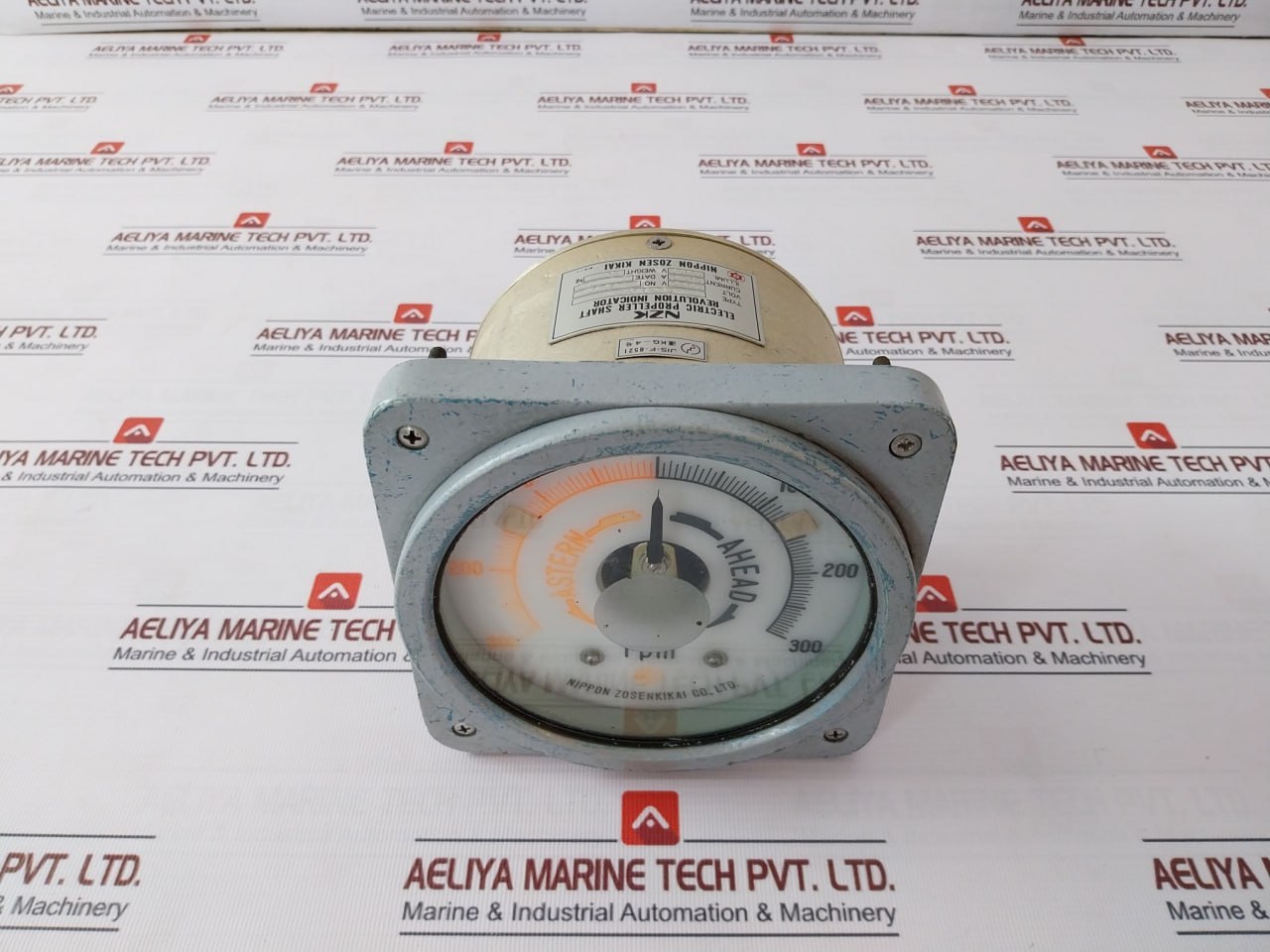 Nippon Zosen Kikai Fl-130 Electric Propeller Shaft Revolution Indicator Ac100V
