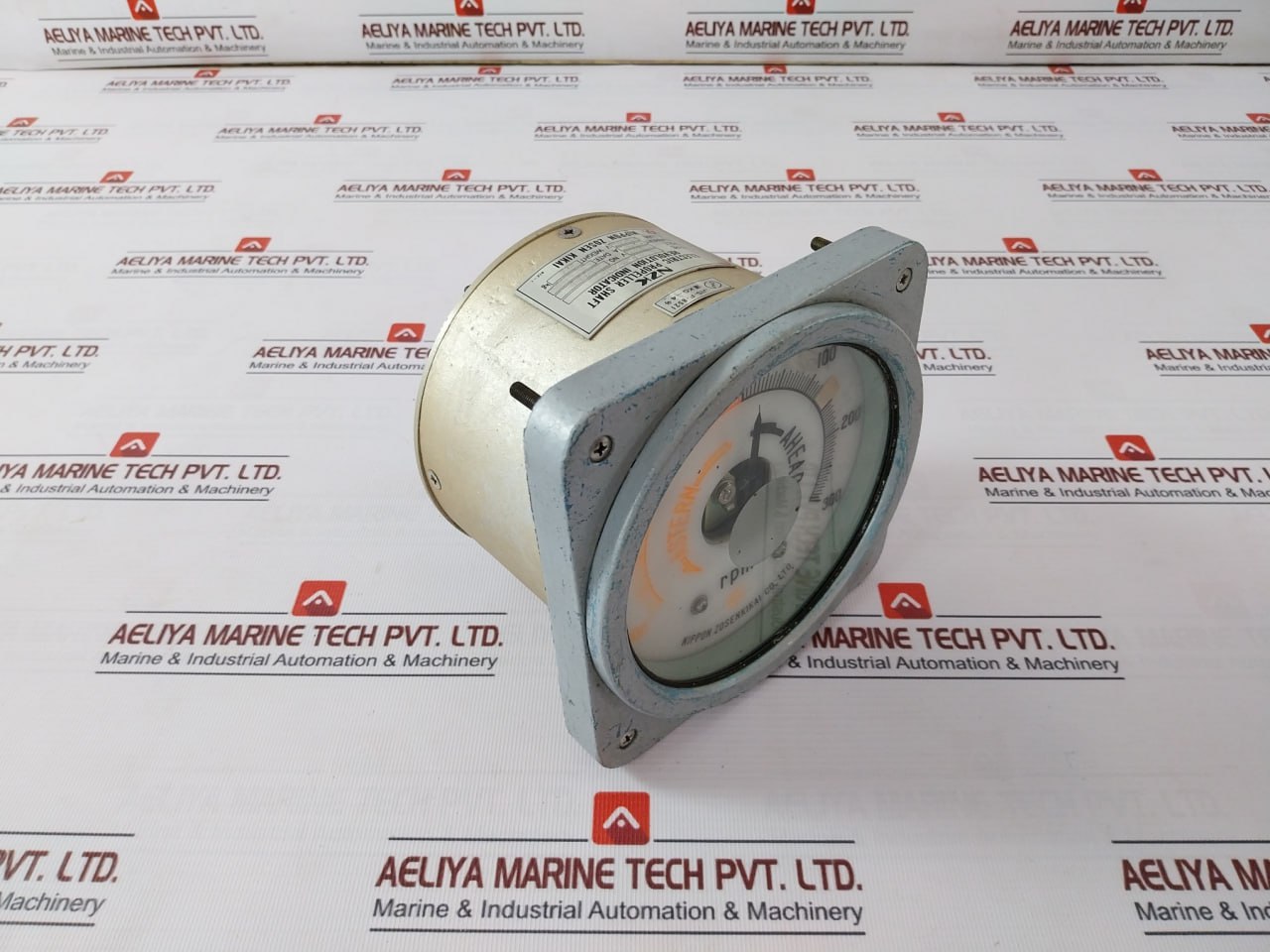 Nippon Zosen Kikai Fl-130 Electric Propeller Shaft Revolution Indicator Ac100V