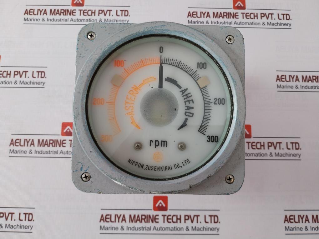 Nippon Zosen Kikai Fl-130 Electric Propeller Shaft Revolution Indicator Ac100V