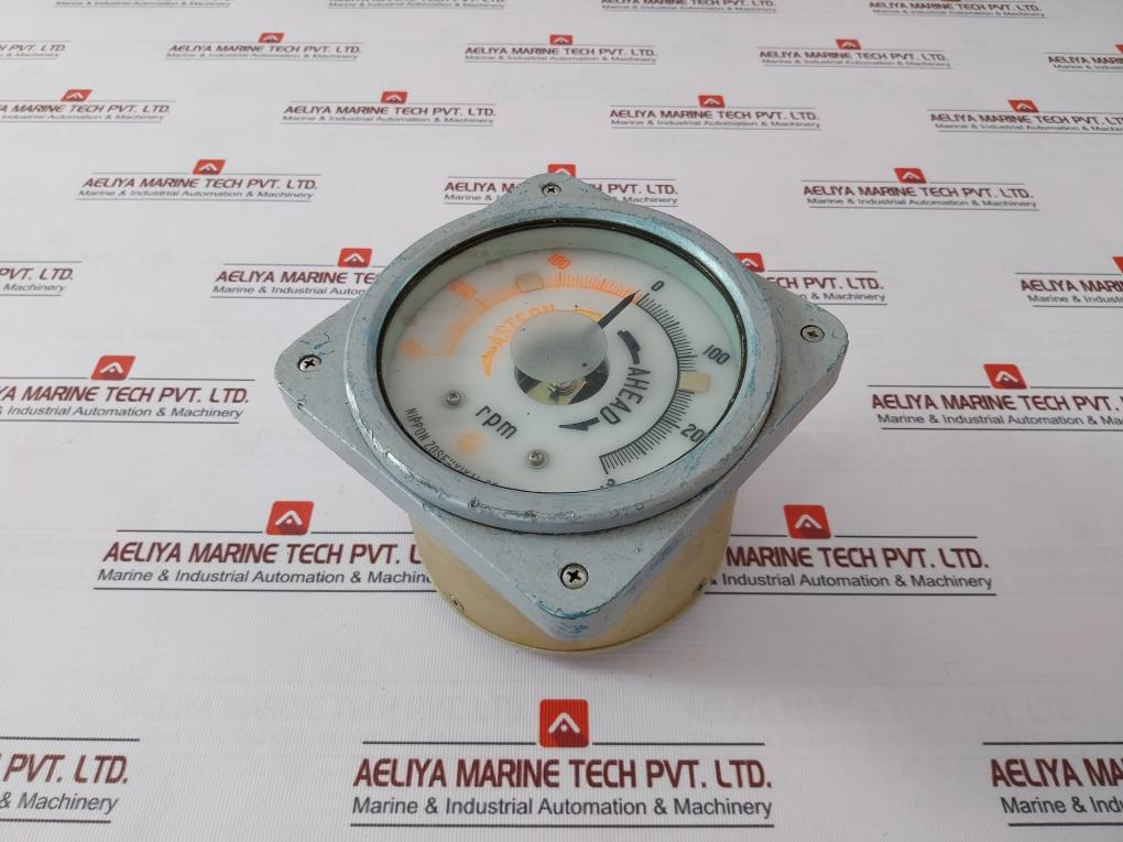 Nippon Zosen Kikai Fl-130 Electric Propeller Shaft Revolution Indicator Ac100V