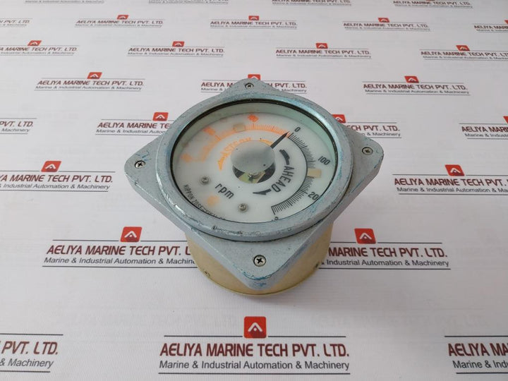 Nippon Zosen Kikai Fl-130 Electric Propeller Shaft Revolution Indicator Ac100V