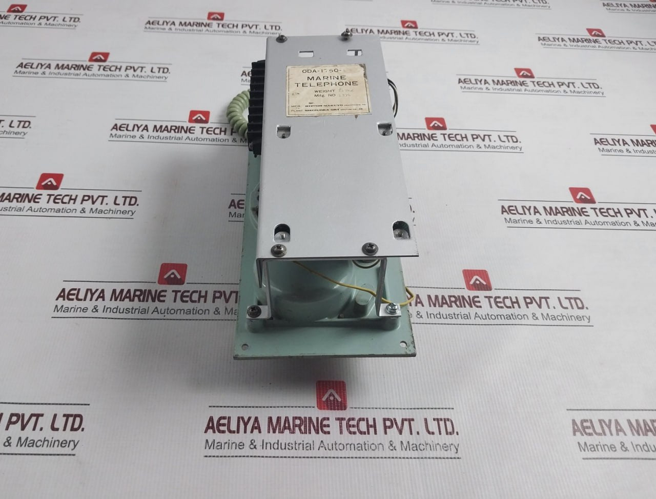 Nippon Hakuyo Oda-1750-1 Marine Telephone (Not Working)