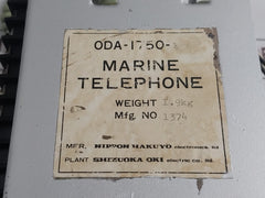Nippon Hakuyo Oda-1750-1 Marine Telephone