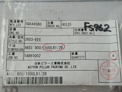 Nippon Pillar 2603-eee Spiral Wound Gasket.