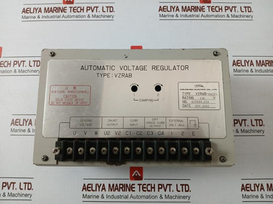 Nishishiba Automatic Voltage Regulator Vzrab-4A(P) 450V