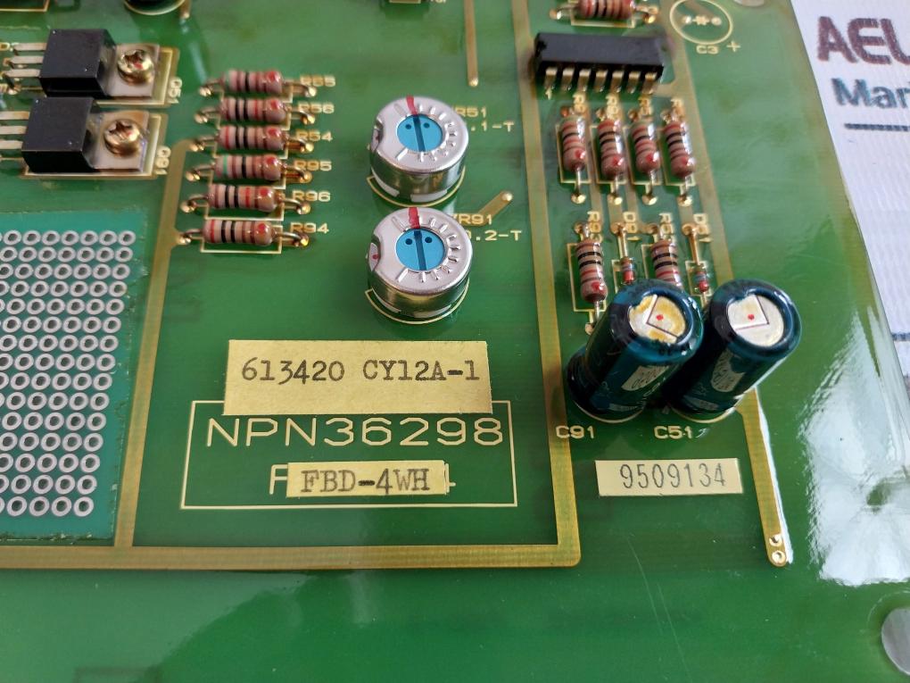 Nishishiba Electric Fbd-4wh Control Panel Module PCB