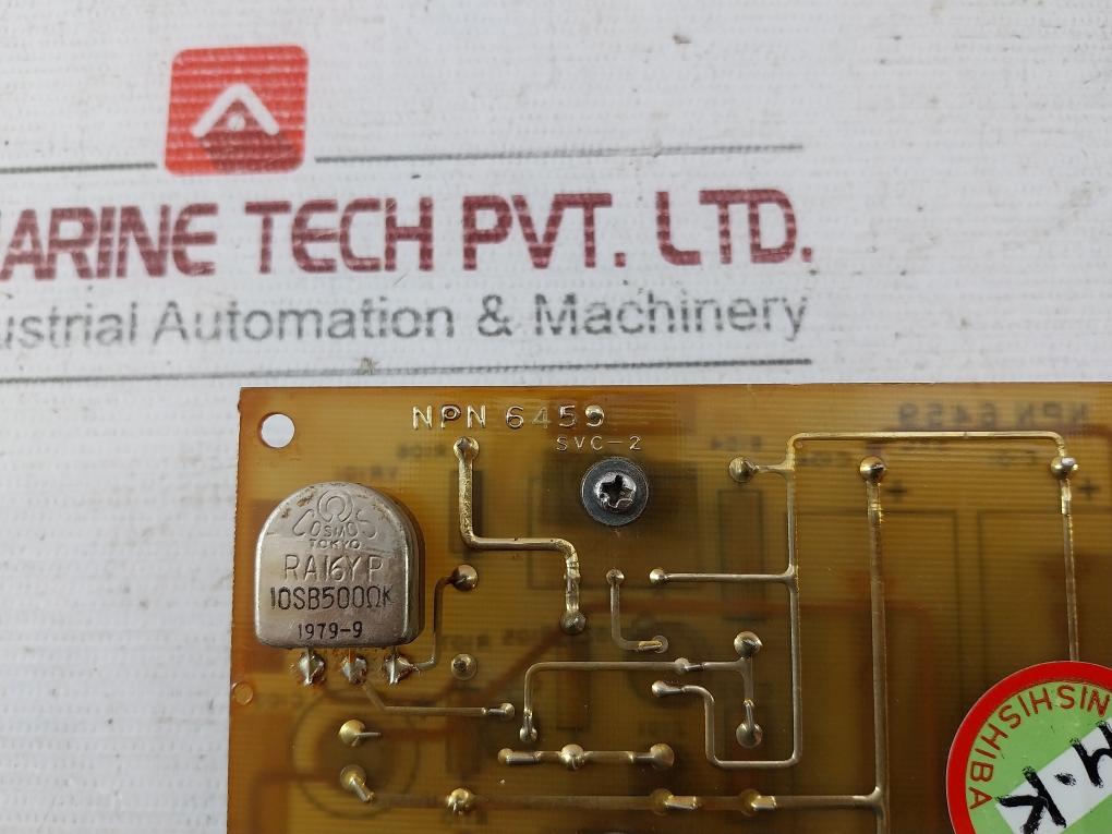 Nishishiba Electric Npn 6459 Printed Circuit Board Svc-2 300963Ey1 0072086