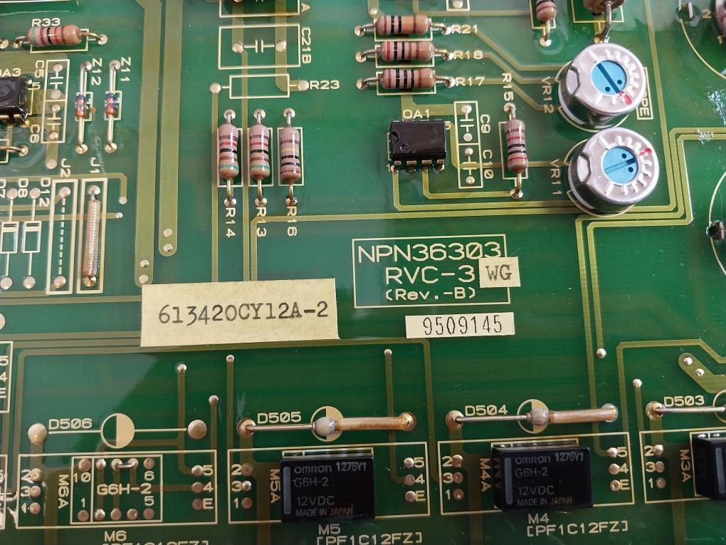 Nishishiba Electric Rvc-3wg Control Panel Board