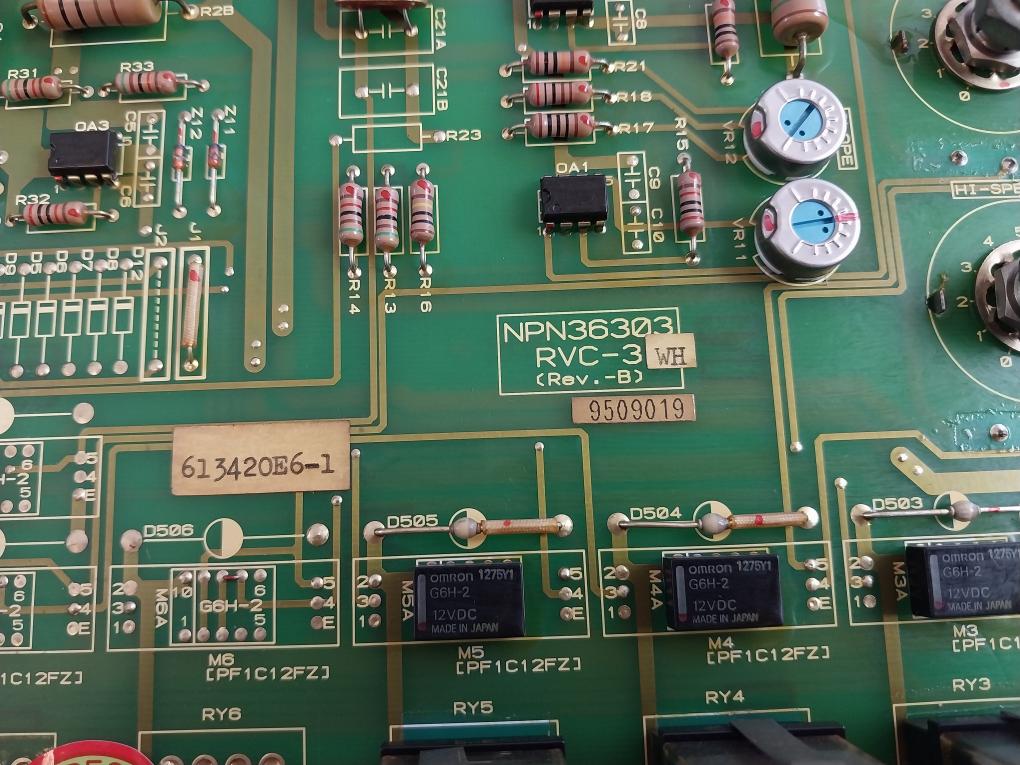 Nishishiba Electric Rvc-3wh Control Panel Board Pcb Npn36303