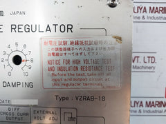Nishishiba Electric Vzrab-1S Automatic Voltage Regulator 380 V 4-102089-1