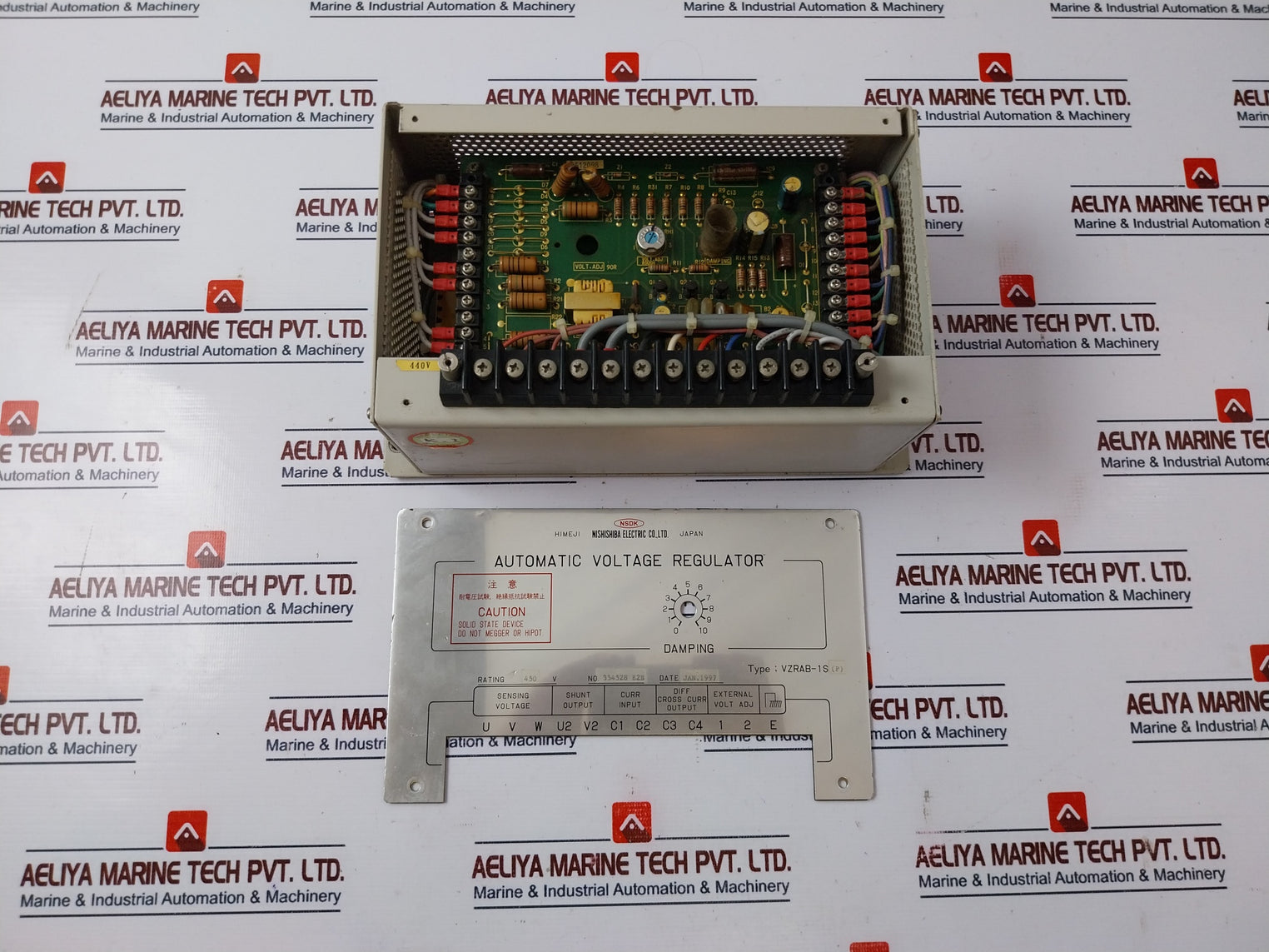 Nishishiba Electric Vzrab-1S(P) Automatic Voltage Regulator 354528 E2B 450V