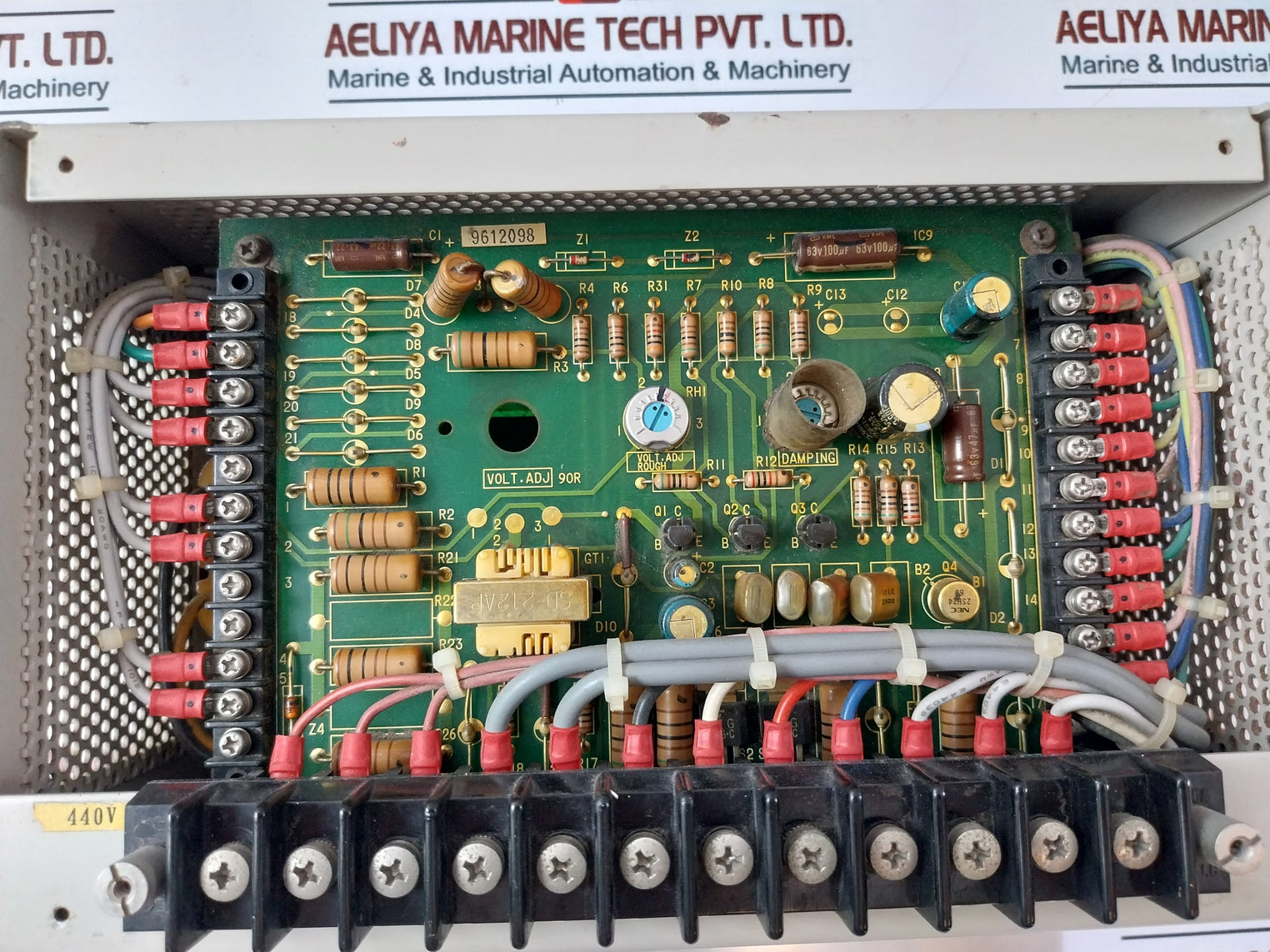 Nishishiba Electric Vzrab-1S(P) Automatic Voltage Regulator 354528 E2B 450V