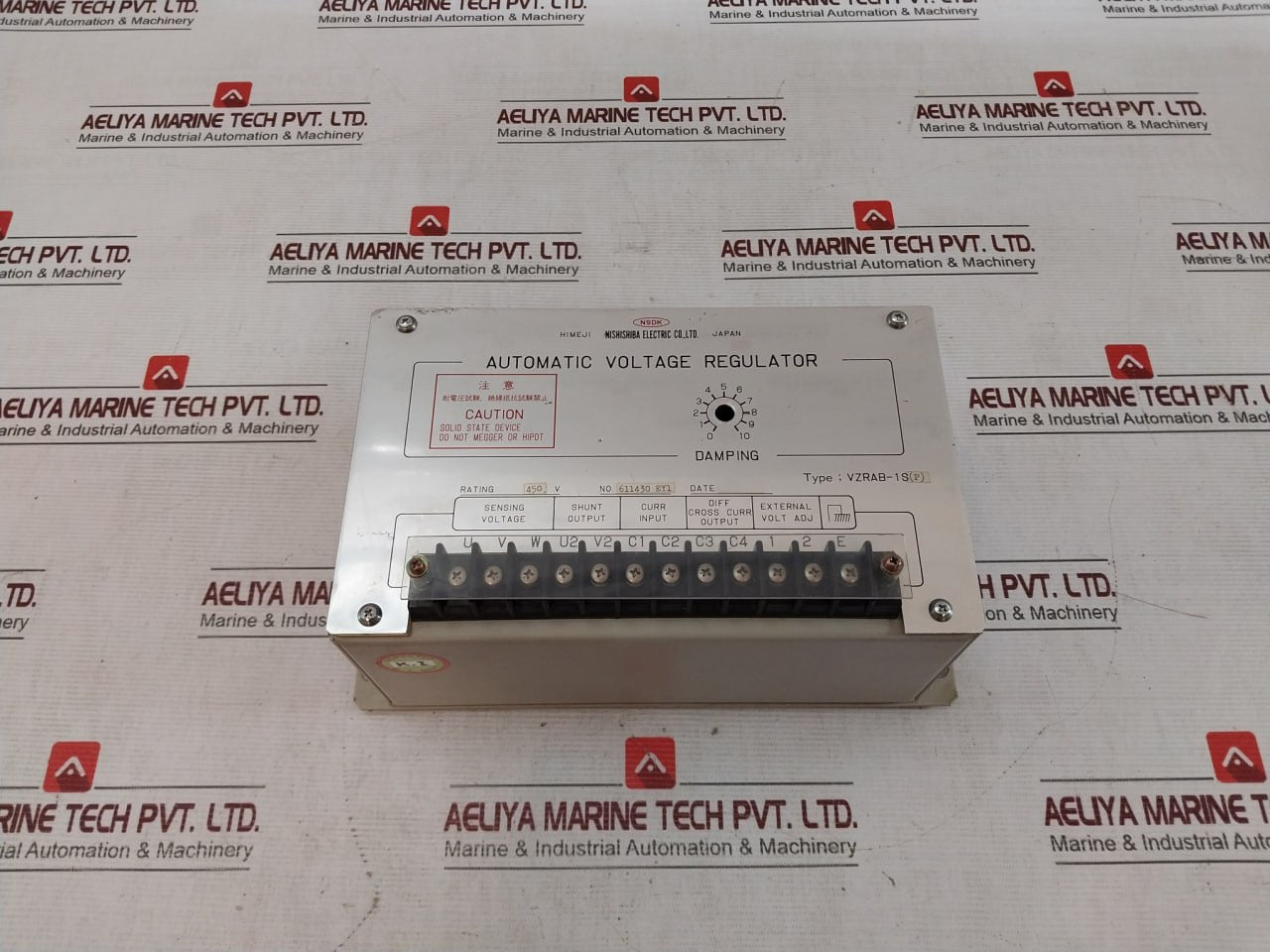 Nishishiba Electric Vzrab-1S(P) Automatic Voltage Regulator 450V