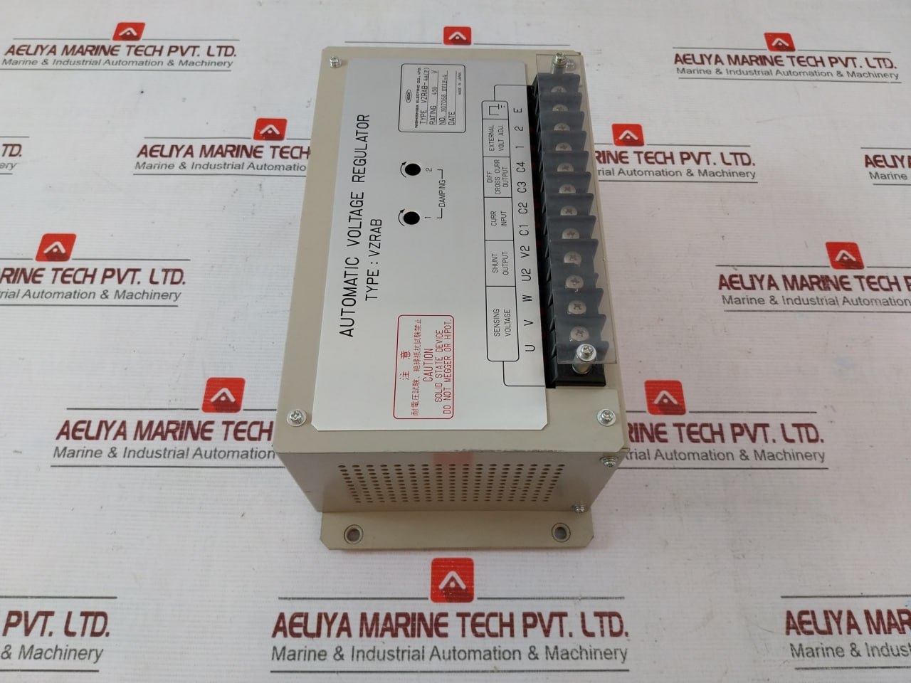 Nishishiba Electric Vzrab-4A(P) Automatic Voltage Regulator N07068 Ev1F-4 450 V