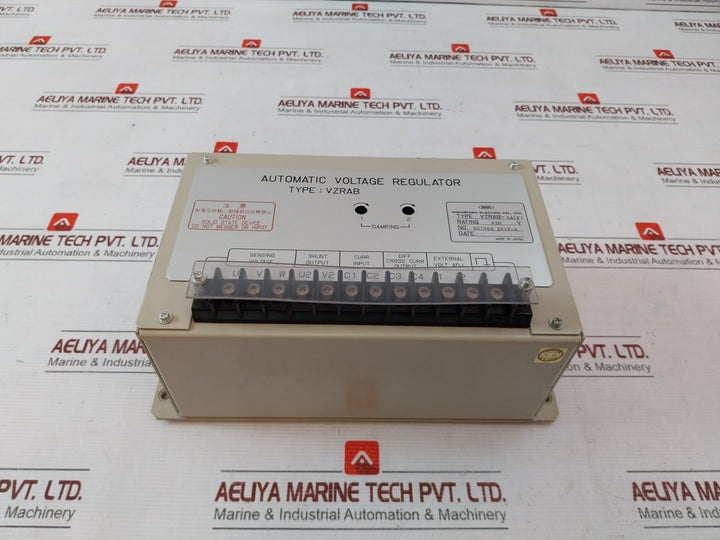 Nishishiba Electric Vzrab-4A(P) Automatic Voltage Regulator N07068 Ev1F-4 450 V