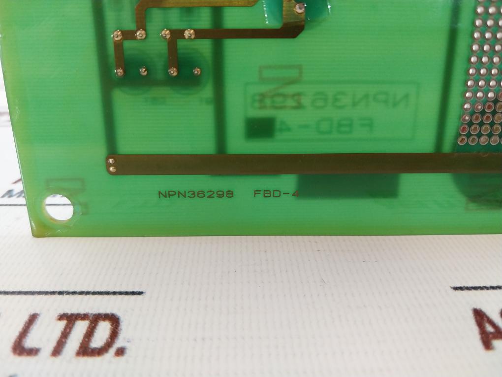 Nishishiba FBD-4WH PCB Card NPN36298