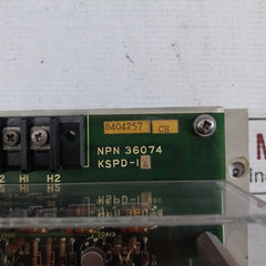 Nishishiba Kspd-1A Fault Detector Pcb 8404257 Ch 4-108239-2, 4-102089-1