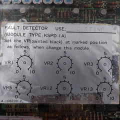 Nishishiba Kspd-1A Fault Detector Pcb 8404257 Ch 4-108239-2, 4-102089-1