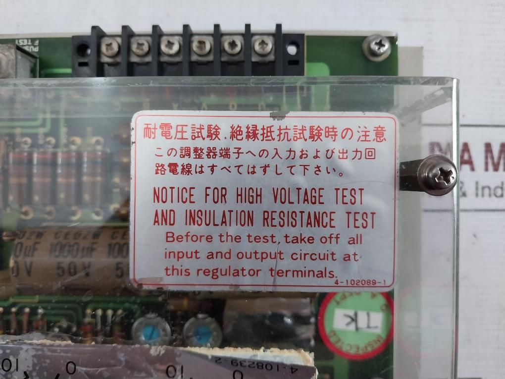 Nishishiba Kspd-1A Fault Detector Pcb 8404257 Ch 4-108239-2, 4-102089-1