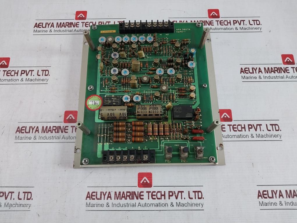 Nishishiba Kspd-1A Fault Detector Pcb Npn 36074 3120304 Ch
