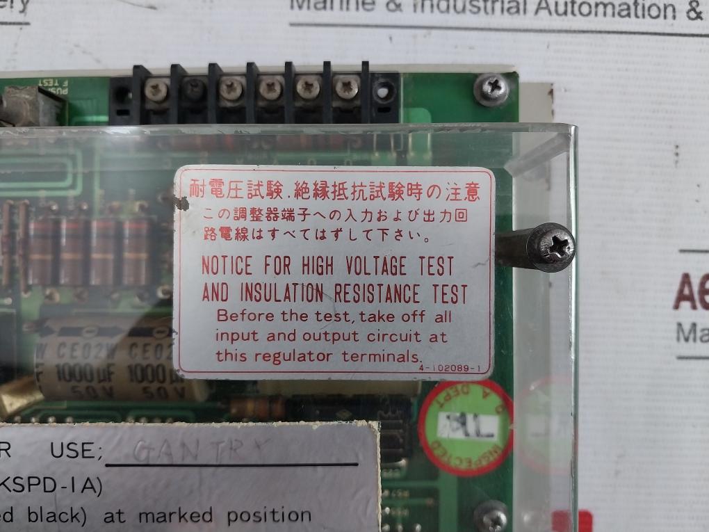 Nishishiba Kspd-1A Fault Detector Pcb Npn 36074 3120304 Ch