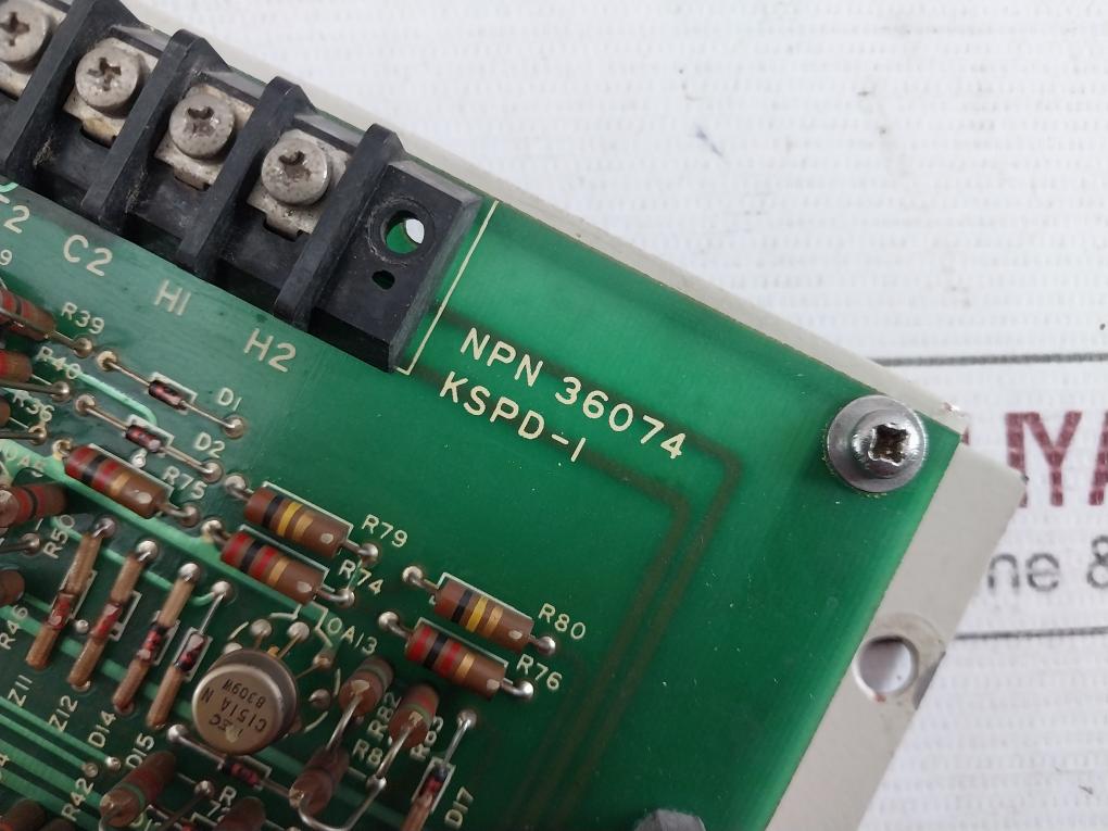 Nishishiba Kspd-1A Fault Detector Pcb Npn 36074 3120304 Ch