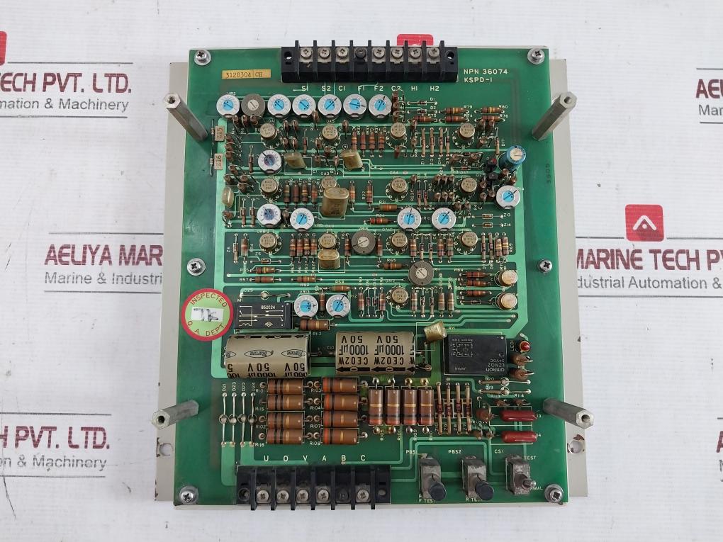 Nishishiba Kspd-1A Fault Detector Pcb Npn 36074 3120304 Ch