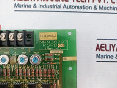 Nishishiba KSPD-2WH/KSPD2WH Control Panel Circuit Board NPN36297