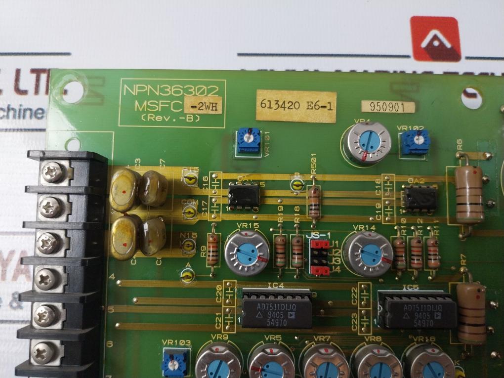 Nishishiba MSFC-2WH Printed Circuit Board NPN36302