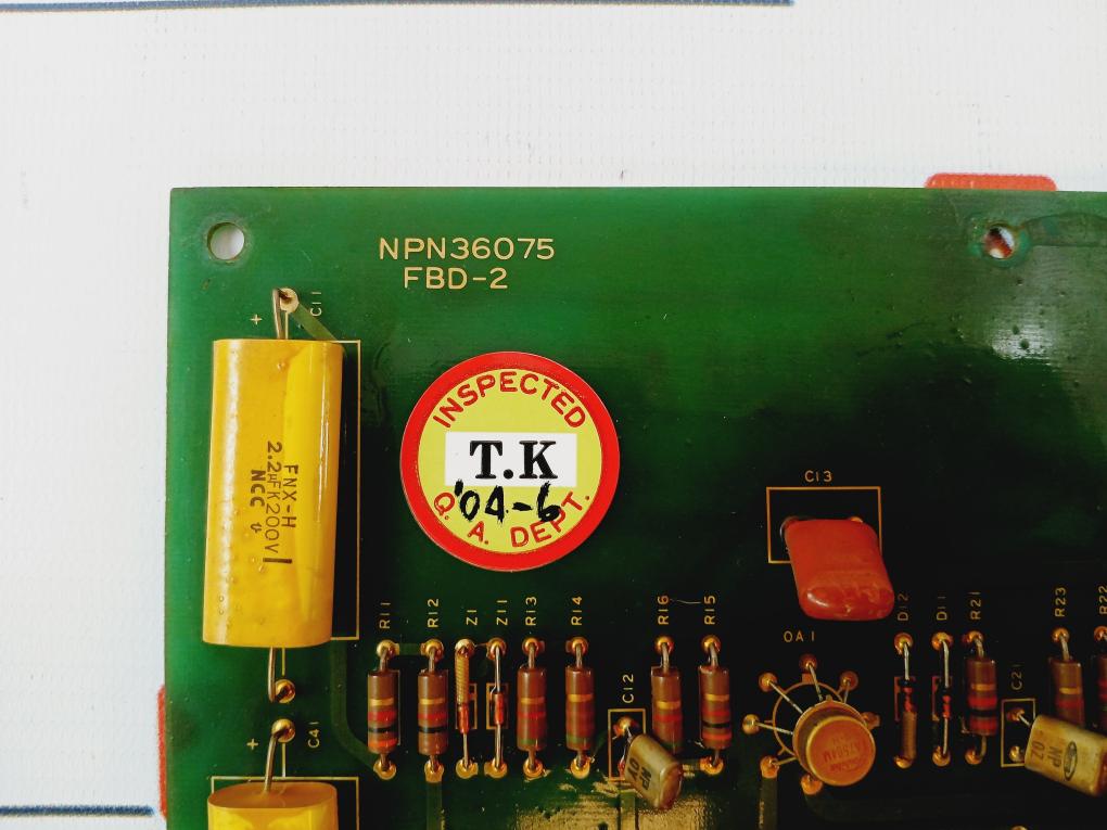 Nishishiba NPN36075 PCB Card FBD-2