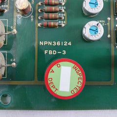 Nishishiba Npn36124 Printed Circuit Board 3120025 Ch