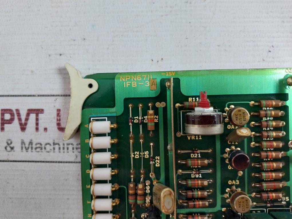 Nishishiba Npn6711/Npn67Ii Printed Circuit Board Ifb-3A -15V 8410224