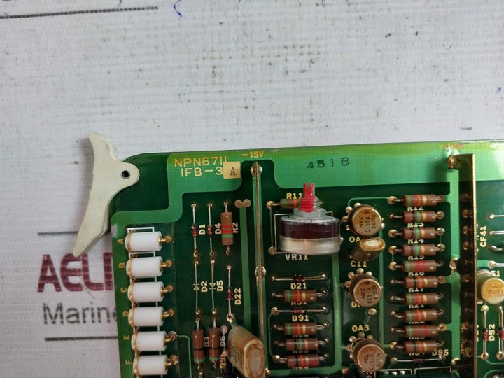 Nishishiba Npn6711 Printed Circuit Board Ifb-3A -15V 8409128