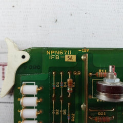 Nishishiba Npn6711 Printed Circuit Board Ifb-3A, 9010240, N00408Ev1-1