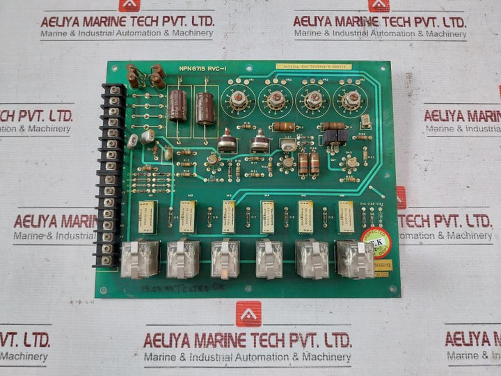 Nishishiba Npn6715 Printed Circuit Board 435666Ev1, 8706322