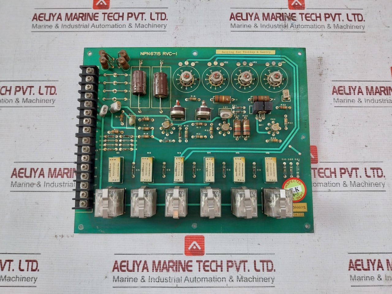 Nishishiba Npn6715 Printed Circuit Board 435666Ev1, 8706322