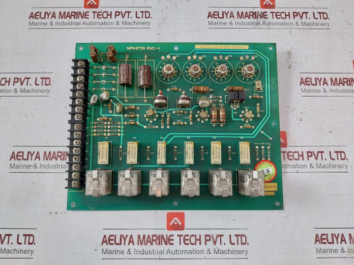 Nishishiba Npn6715 Printed Circuit Board 435666Ev1, 8706322