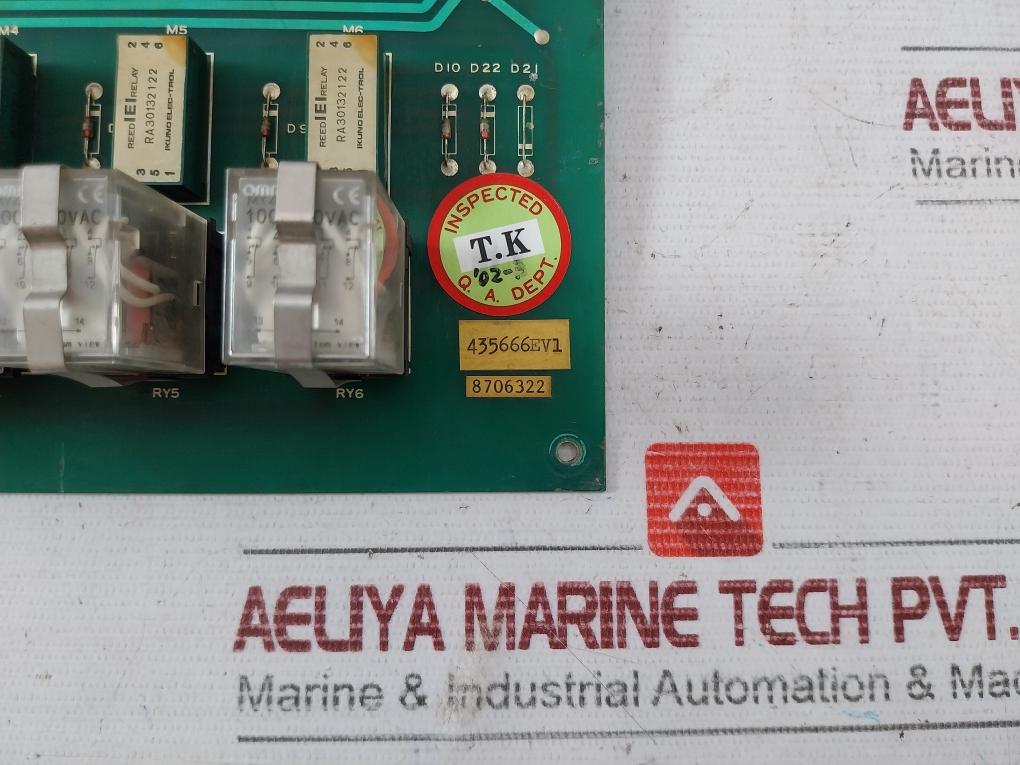 Nishishiba Npn6715 Printed Circuit Board 435666Ev1, 8706322