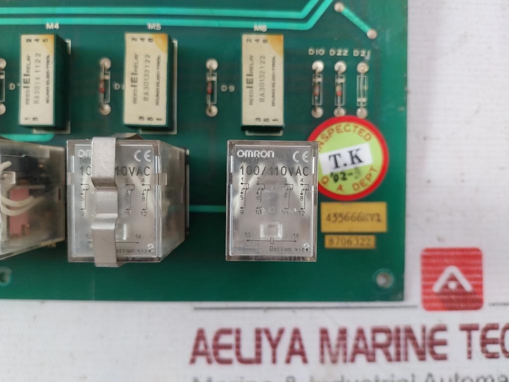 Nishishiba Npn6715 Printed Circuit Board 435666Ev1, 8706322