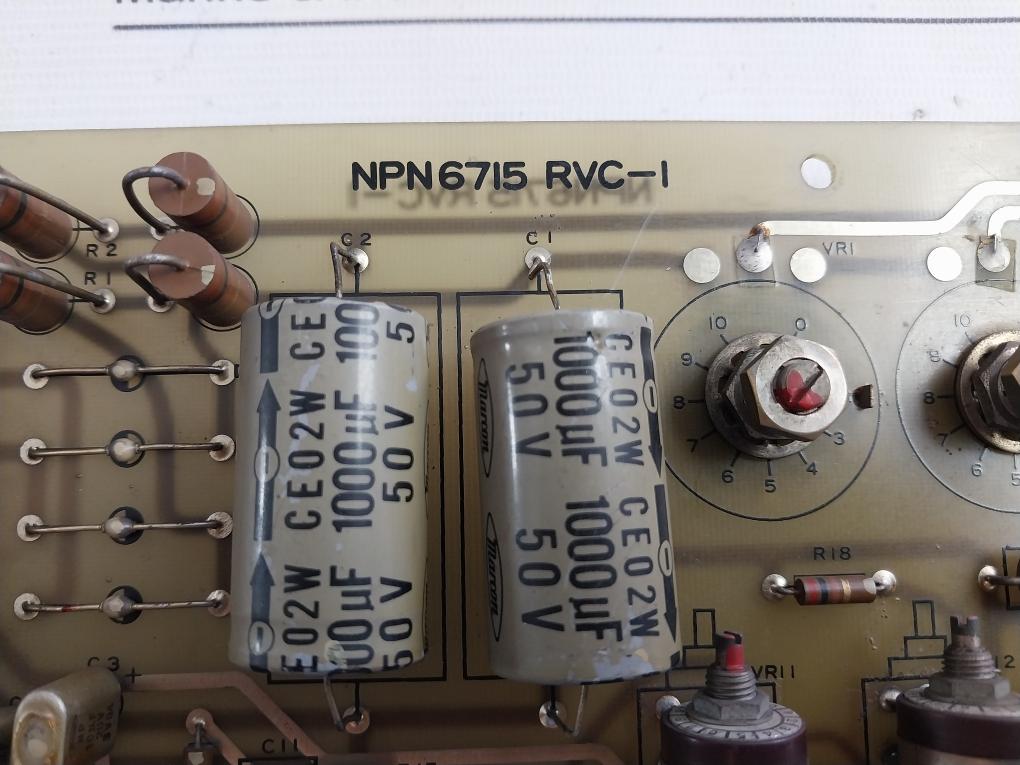 Nishishiba Npn6715 Printed Circuit Board Rvc-1