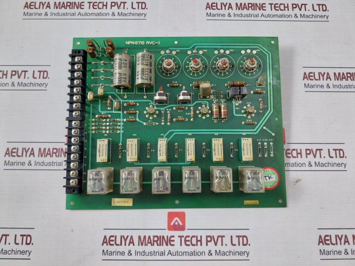 Nishishiba Npn6715 Printed Circuit Board Rvc-1