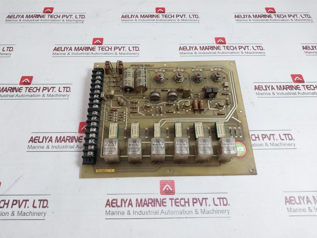 Nishishiba Npn6715 Rvc-1 Printed Circuit Board Module 3110485 Ch